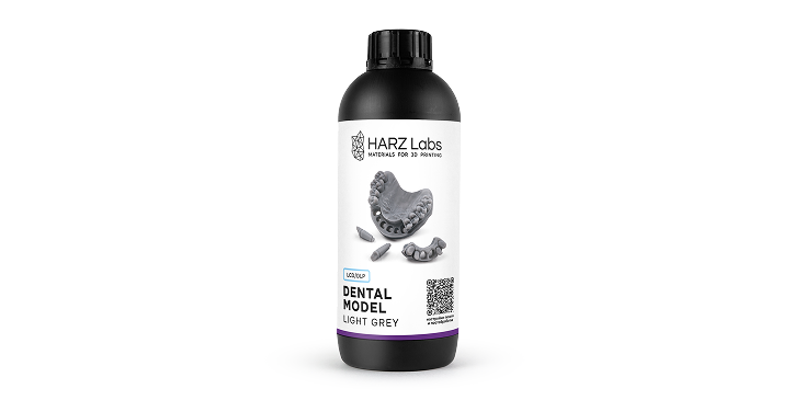 HARZ Labs Dental Model Light Grey